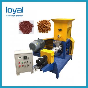 Steam heating Twin screw extruder machine for fish feed, pet animals food
