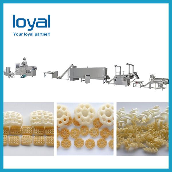 Fried 2D 3D papad making machine price with screw shell chips pictures